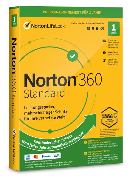 Norton 360 Standard 1 User / Gerät für 1 Jahr - ESD